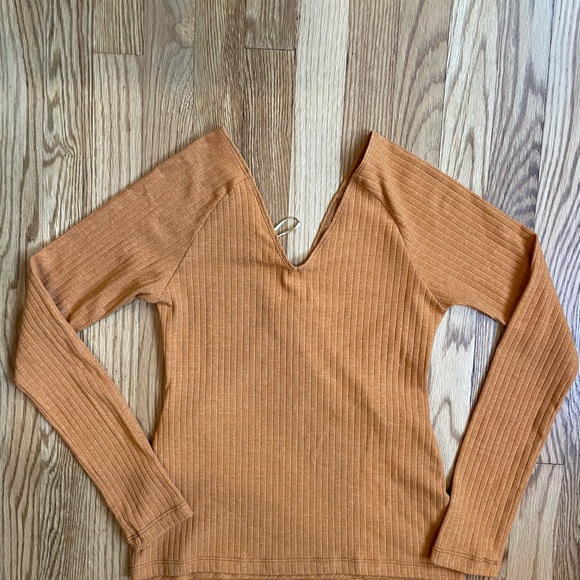 Anthropologie Maeve Burnt Orange Top - Picture 6 of 8